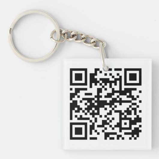  Acryl Sleutelhangers – QR-code/Logo toevoegen (voorkant)