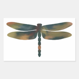 Acryl-stijl dikke libel Sticker