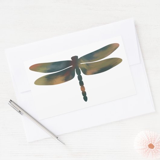 Acryl-stijl dikke libel Sticker (Envelop)