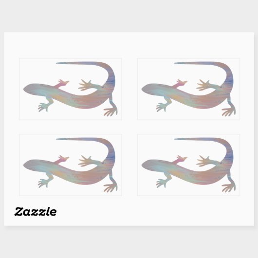 Acryl-stijl Gecko Sticker (Vel)