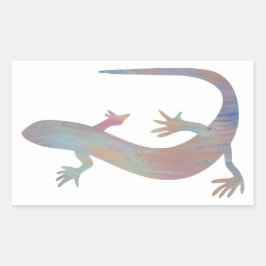 Acryl-stijl Gecko Sticker