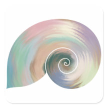 Acryl-stijl Nautilus Shell Sticker