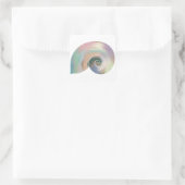 Acryl-stijl Nautilus Shell Sticker (Tas)