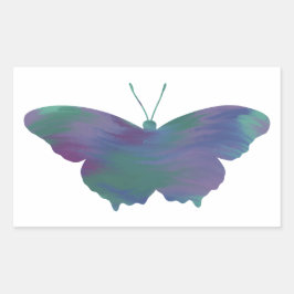 Acryl-stijl vlinder Sticker