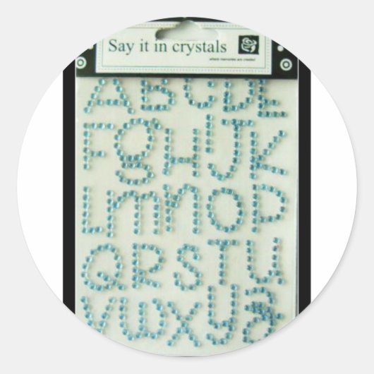 Acryl Strass sticker (Voorkant)