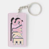 Acryl SYKE Sleutelhanger (achterkant)