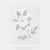 Acryl teken ART DESIGN STIJL Bord (Voorkant)