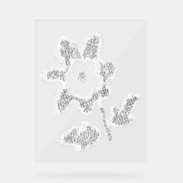 Acryl teken ART DESIGN STIJL Bord