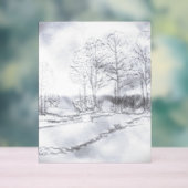 ACRYL TEKEN BOOMLIJN ONTWERPSTIJL ACRYL BORD (Neutraal)