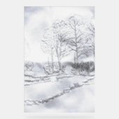 ACRYL TEKEN BOOMLIJN ONTWERPSTIJL BORD (Voorkant)