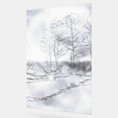 ACRYL TEKEN BOOMLIJN ONTWERPSTIJL BORD (Hoek)