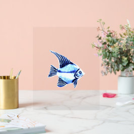 ACRYL TEKEN FISH DESIGN STIJL ACRYL BORD