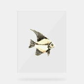 ACRYL TEKEN FISH DESIGN STIJL ACRYL BORD (Voorkant)