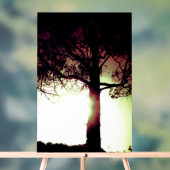 ACRYL TEKEN KOELE ECO DESIGN STIJL ACRYL BORD (Neutraal)