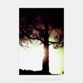 ACRYL TEKEN KOELE ECO DESIGN STIJL BORD (Voorkant)