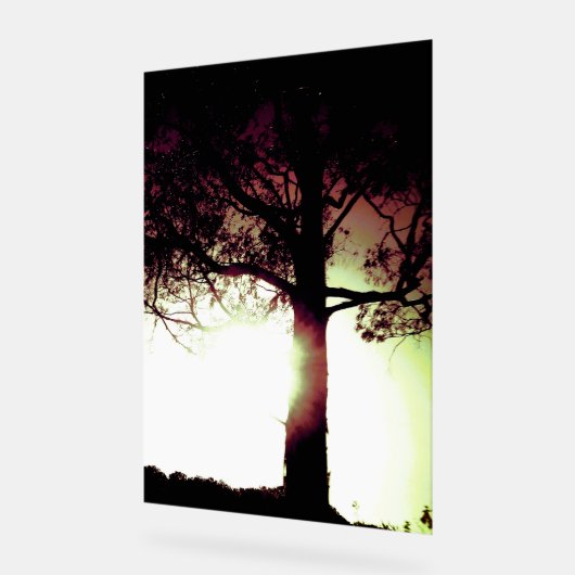 ACRYL TEKEN KOELE ECO DESIGN STIJL BORD (Hoek)