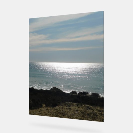 Acryl Teken oceaan uitzicht ontwerpstijl Bord (Hoek)