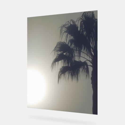 Acryl teken PALM TREE DESIGN STIJL Acryl Bord (Hoek)