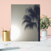 Acryl teken PALM TREE DESIGN STIJL Bord (Huwelijk)