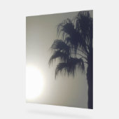 Acryl teken PALM TREE DESIGN STIJL Bord (Hoek)