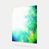 ACRYL TEKEN ROOS ONTWERPSTIJL BORD (Hoek)