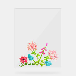 Acryl Teken stijl ontwerp Bord