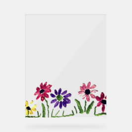 Acryl Teken stijl ontwerp Bord