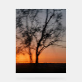 Acryl Teken zonsondergang ontwerpstijl Bord (Voorkant)