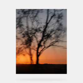 Acryl Teken zonsondergang ontwerpstijl Bord