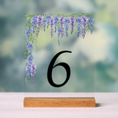 Acryl Trouwtafel Bloemen Teken Bord (Neutraal)