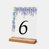 Acryl Trouwtafel Bloemen Teken Bord (Hoek)