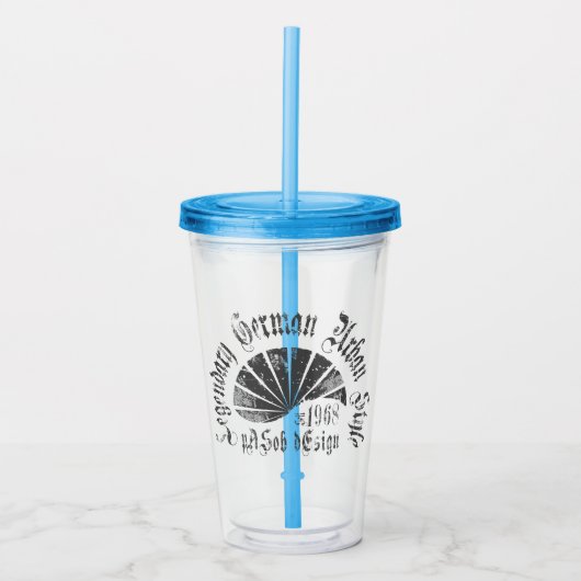 Acryl Tumbler 16oz Drinkbeker (Voorkant)