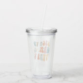 Acryl tumbler drinkbeker (Achterkant)