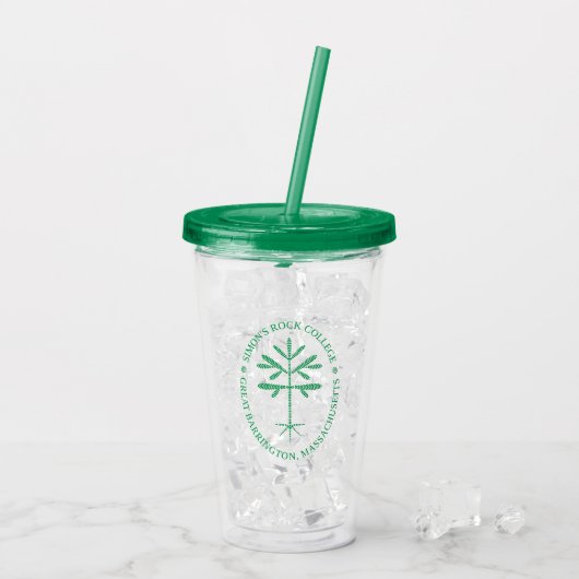 Acryl Tumbler in Groen Acryl Drinkbeker (Achterkant ijs)