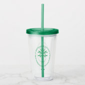 Acryl Tumbler in Groen Drinkbeker (Voorkant)