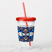 Acryl Tumbler met Argentijnse kleuren Design Acryl Drinkbeker (Links)