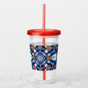 Acryl Tumbler met Argentijnse kleuren Design Acryl Drinkbeker
