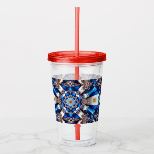 Acryl Tumbler met Argentijnse kleuren Design Drinkbeker (Voorkant)