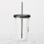 Acryl Tumbler met Dachshund Acryl Drinkbeker (Rechts)