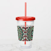 Acryl Tumbler met Italiaanse kleuren Design Acryl Drinkbeker (Rechts)