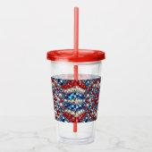 Acryl Tumbler met Nederland Kleuren Design Acryl Drinkbeker (Rechts)
