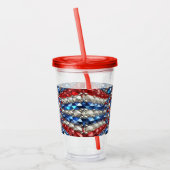 Acryl Tumbler met Nederland Kleuren Design Acryl Drinkbeker (Links)