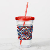 Acryl Tumbler met Nederland Kleuren Design Acryl Drinkbeker (Achterkant)