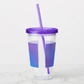 Acryl Tumbler met ontwerp. Acryl Drinkbeker (Links)