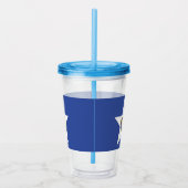 Acryl Tumbler met vlag van Houston, Texas Acryl Drinkbeker (Rechts)