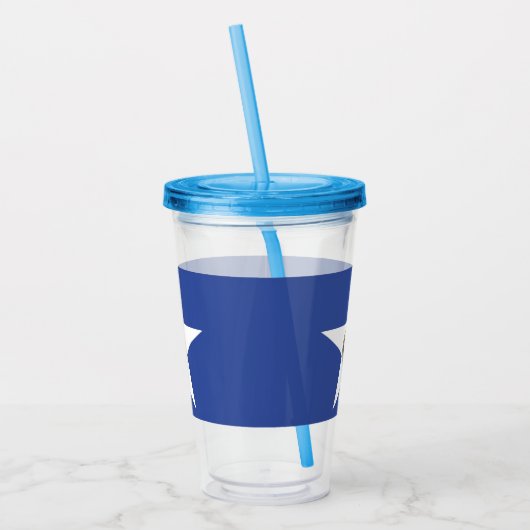 Acryl Tumbler met vlag van Houston, Texas Acryl Drinkbeker (Links)