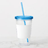 Acryl Tumbler met vlag van Massachusetts Drinkbeker (Links)