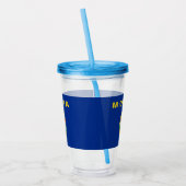 Acryl Tumbler met vlag van Montana Acryl Drinkbeker (Links)