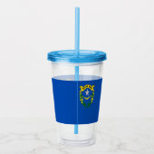 Acryl Tumbler met vlag van Nevada Acryl Drinkbeker (Rechts)