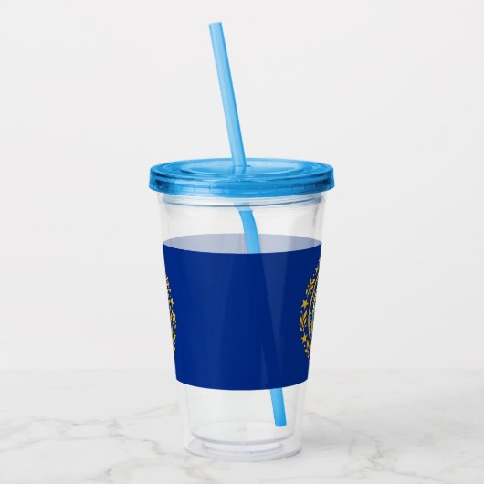 Acryl Tumbler met vlag van New Hampshire Acryl Drinkbeker (Links)